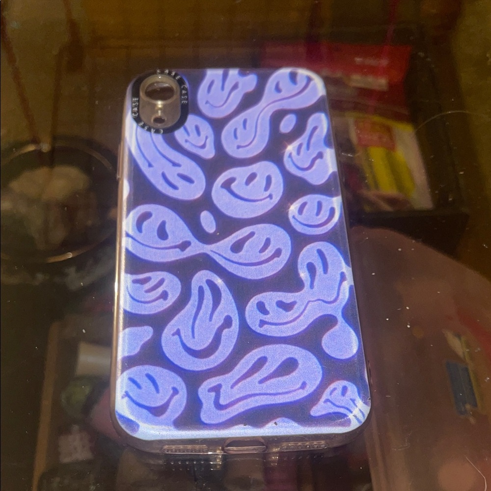 Blue Patterned Phone Case iPhone X